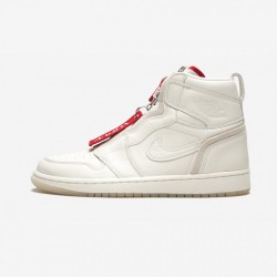 Wmns Air Jordan 1 High Zip Awok Vogue Sail Bq0864 106 Rosso Jordan Shoes