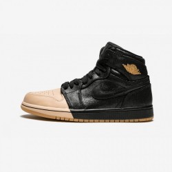 Wmns Air Jordan 1 Retro High P Ah7389 007 Nero Outlet Shop