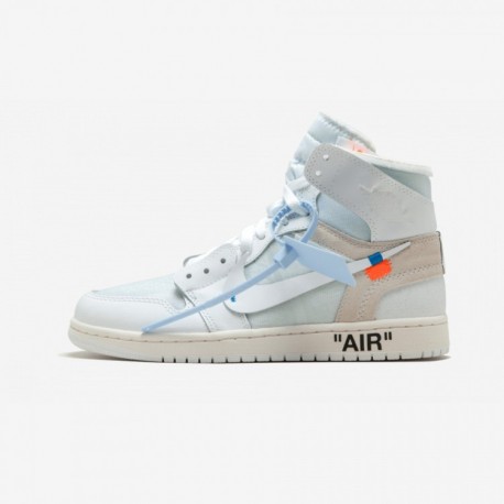 Air Jordan 1 X Off White Nrg Off White White Aq0818 100 Bianca Jordan Shoes