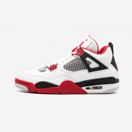 Air Jordan 4 Retro Fire Red 308497 110 Rosso For Sale