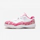 Wmns Air Jordan 11 Retro Low Pink Snakeskin Ah7860 106 Rosa Factory Outlet