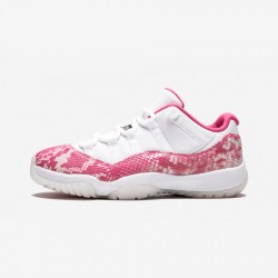 Wmns Air Jordan 11 Retro Low Pink Snakeskin Ah7860 106 Rosa Factory Outlet