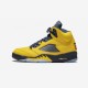 Air Jordan 5 Retro Se Michigan Cq9541 704 Marina Militare For Sale