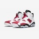 Air Jordan 6 Retro Carmine 384664 160 Rosso Factory Outlet