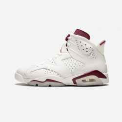 Air Jordan 6 Retro Maroon 384664 116 Rosso On Sale