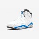 Air Jordan 6 Retro Sport Blue 384664 107 Factory Outlet