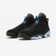 Air Jordan 6 Retro Unc 384664 006 Nero Jordan Shoes