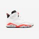 Air Jordan 6 Retro White Infrared 2014 384664 123 Infrarosso For Sale