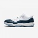 Air Jordan 11 Low Retro Blue Snakeskin Cd6846 102 Bianca On Sale