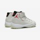 Air Jordan 11 Retro Platinum Tint 378037 016 Grigio Factory Outlet