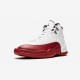 Air Jordan 12 Retro Cherry 130690 110 Bianca Shop Online