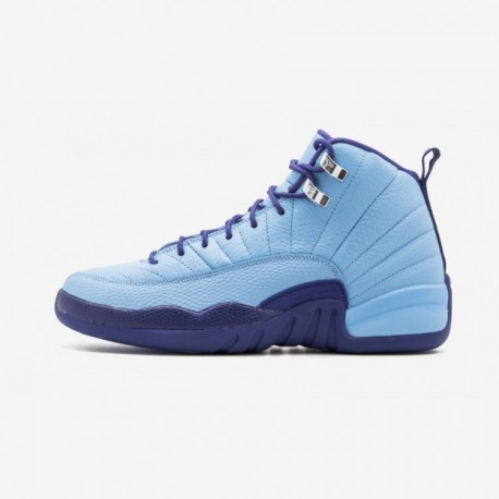 Air Jordan 12 Retro Gg 510815 418 Azzurro On Sale