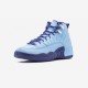 Air Jordan 12 Retro Gg 510815 418 Azzurro On Sale