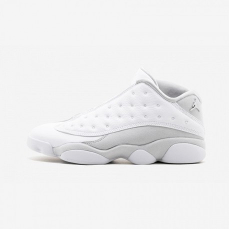 Air Jordan 13 Retro Low Pure Platinum 310810 100 Argento On Sale