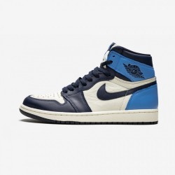 Air Jordan 1 High Og Obsidian University Blue 555088 140 Factory Outlet