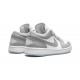 Nike Air Jordan 1 Low Womens White Wolf Grey DC0774-105 Shoes