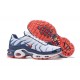 Air Max Plus Tn (M) QS White Blue and Red Sneaker