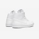 Wmns Air Jordan 1 Mid Triple White Patent Leather Bq6472 111 Bianca Jordan Shoes