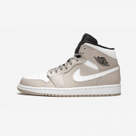 Air Jordan 1 Mid 554724 047 Beige Factory Outlet