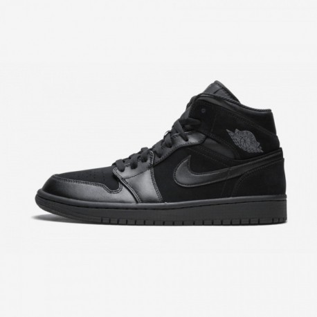 Air Jordan 1 Mid 554724 050 Nero Jordan Shoes