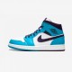 Air Jordan 1 Mid 554724 415 Blu On Sale