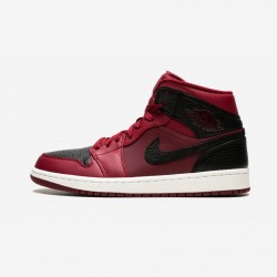 Air Jordan 1 Mid 554724 601 Nero In 2021