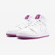 Air Jordan 1 Mid 555112 100 Viola Jordan Shoes