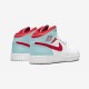 Air Jordan 1 Mid Gs 555112 104 Rosso Jordan Shoes