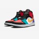 Air Jordan 1 Mid Multicolor 554724 125 Multicolore In 2021