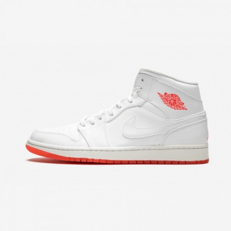 Air Jordan 1 Mid Prem 667399 123 Infrarosso Jordan Shoes