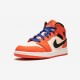 Air Jordan 1 Mid Se Gs Bq6931 800 Arancia In 2021