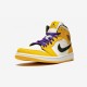 Air Jordan 1 Mid Se Lakers 852542 700 Viola Jordan Shoes