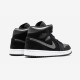 Air Jordan 1 Mid Se Nylon Black Grey 852542 012 Nero For Sale