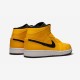 Air Jordan 1 Mid Taxi Yellow 554724 700 Nero Outlet Shop