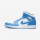 Air Jordan 1 Mid Unc 554724 106 Blu In 2021